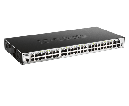 52-port Stackable Gigabit Switch including 4 10GbE SFP+ ports - DGS-1510-52X