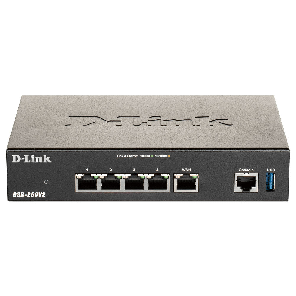 D-Link 4-Port Gigabit VPN Router - DSR-250V2