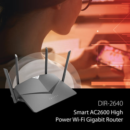 Routeur Gigabit Wi-Fi à haute puissance Smart AC2600 - DIR-2640
